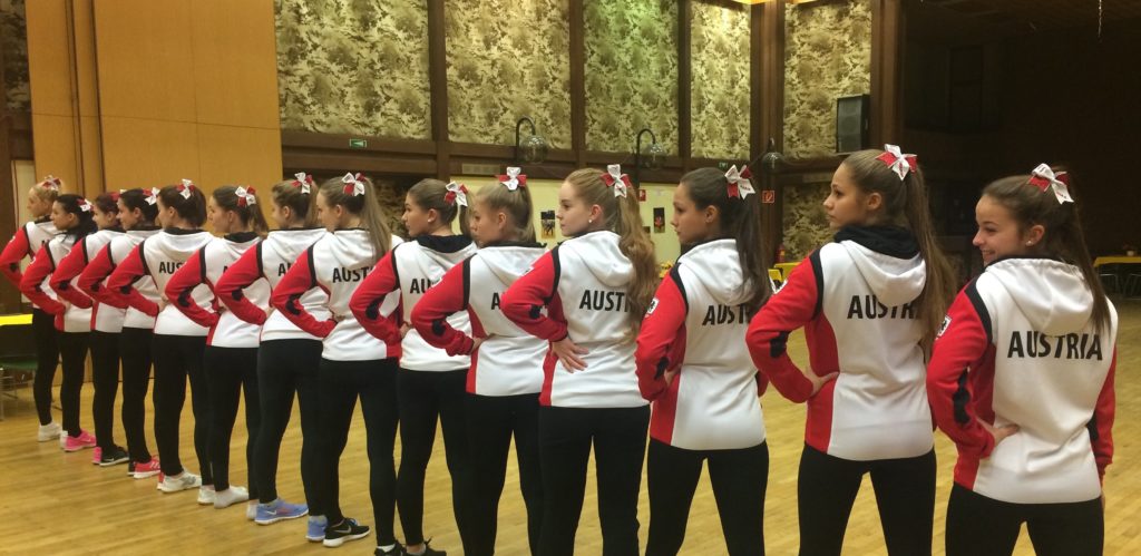 Raiderettes Dancers erstmals als TEAM AUSTRIA bei der WM 2017